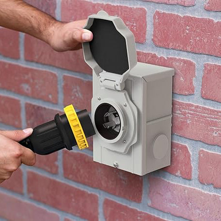 Portable Generator Power Inlet Installation